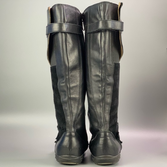 Cesare Paciotti Leather and Suede Tall Boots - Picture 6 of 8